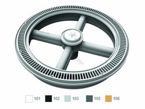 20" Lt Gry Full Circle Suction Outlet Cover & Sump 20" Lt Gry Full Circle Suction Outlet Cover & Sump