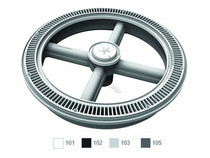 20" White Full Circle Suction Outlet Cover 20" White Full Circle Suction Outlet Cover