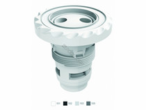 Black Aquathunder Spa Jet Barrel Therapeutic Spinner