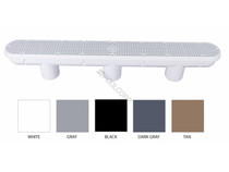 32" White Unblockable Channel Main Drain 32" White Unblockable Channel Main Drain