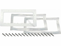 White Widemouth Faceplate Kit White Widemouth Faceplate Kit