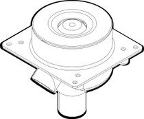 Natural Wonders Gray Multi-Nozzle Adjustable Round Face Deck/Wall Jet w/ Flange