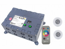 Premier (2) Kelo Rgb Led 80'Cd W/ 50W Xfmr & Rc