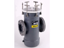 3"X3" Flanged Frp/Pvc Strainer W/ Ss Basket