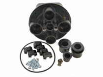 Black Plastic 5-Hole Junction Box