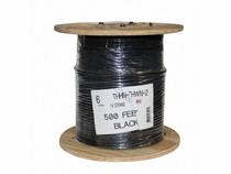 Thhn Wire #6 Strand Black 500'Rol Thhn Wire #6 Strand Black 500'Rol