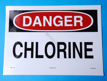 Osha Danger Chlorine Sign Osha Danger Chlorine Sign