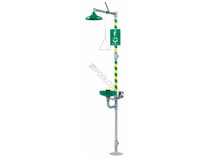 Epoxy Coated Shower & Eyewash Station Abs