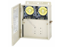 120V Spst Dual Timer Power Center W/ (2) Timers 120V Spst Dual Timer Power Center W/ (2) Timers