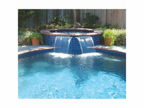 Waterfall 18" 1" Lip Clear Waterfall 18" 1" Lip Clear