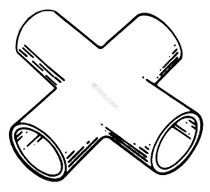 50/Bx 1" Slip Cross 50/Bx 1" Slip Cross