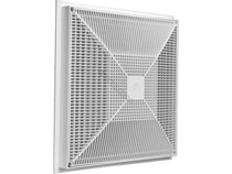 18"X18" White Domed Drain Cover