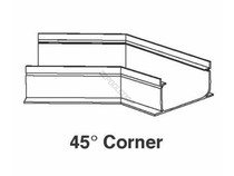 45^ Deck Drain Inside Corner