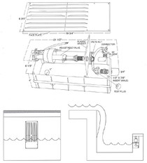 Negative Edge Water Leveler W/ Gry Lid