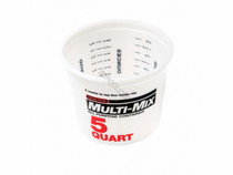 5 Qt Measured Mixing Bucket - Single 5 Qt Measured Mixing Bucket - Single