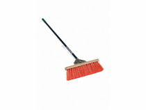 18" Street/Landscape Broom 60" Blue Aluminum Hndl