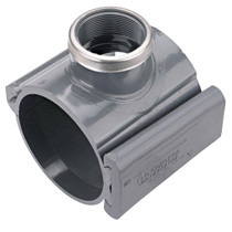 Clamp-It 4" FPT Saddle w/ 2" Tap for IPS Pipe