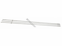 33" White Ctr Rod Staked W/ Noryl Rotor 33" White Ctr Rod Staked W/ Noryl Rotor