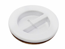 100/Pk 1.5" Wht Flush Plug W/ Gasket 100/Pk 1.5" Wht Flush Plug W/ Gasket