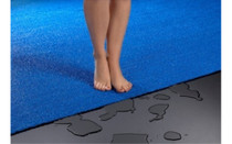 3' Blue High Traffic Aquatic Matting - sold by foot