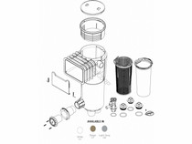 Gry Paraskimv Venturi Skimmer W/ Beige Lid Gry Paraskimv Venturi Skimmer W/ Beige Lid