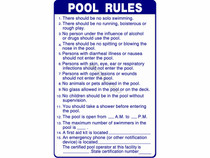24"X36" Sign Pool Rules Sc Approved 24"X36" Sign Pool Rules Sc Approved