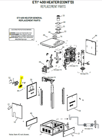 Pentair Control Board for the ETI 400 High Efficiency Pool Heater
