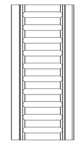 6' Tan 3" Water Hog Drain Top - Case of 8 6' Tan 3" Water Hog Drain Top - Case of 8