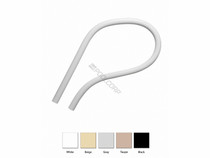 29" Black 3-Bend Ring Rail W/ 2 Esc & Socks 29" Black 3-Bend Ring Rail W/ 2 Esc & Socks