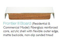 6' Taupe Frontier III Diving Board - Board Only (freight required)