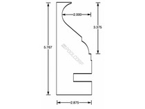 10/Bx 8' Wht Commercial Form W/ Tile Strip 10/Bx 8' Wht Commercial Form W/ Tile Strip