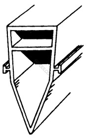 12' Black Frontier Front Deck Joint 12' Black Frontier Front Deck Joint