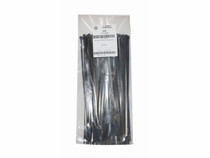 100/Pk 11" Uv Black Cable Tie