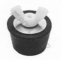 1" Tube Winter Plug W/ Brown Wingnut