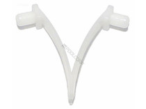 Black Delrin Spring Clip