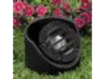 Arch Bronze Well Light W/ Louver