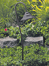 T3 Black Long Stem Hex Path Light