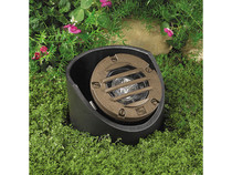 Arch Bronze Well Light Louver