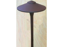 7.5" Bronze Warm Led Round Path Light