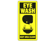 Emergency Eyewash Sign Emergency Eyewash Sign