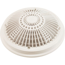 8" White Tru Flo Drain Cover & Frame