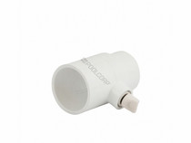 2"Sx2"Spgx 3/8"Fpt Tee W/ 3/8"Mpt Plug