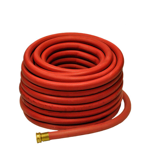 Red 100% Rubber 5/8" x 50' Hose Red 100% Rubber 5/8" x 50' Hose