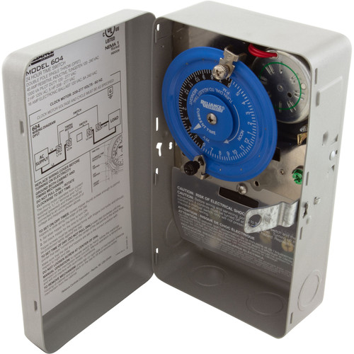 Timer, Reliance, DPST, 230v, 40A, 24hr, 104A