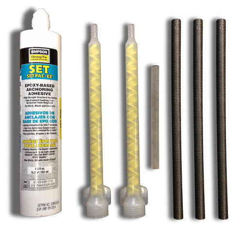 Epoxy Mount Kit, SR Smith, w/ Four 1/2" SS Bolts Epoxy Mount Kit, SR Smith, w/ Four 1/2" SS Bolts
