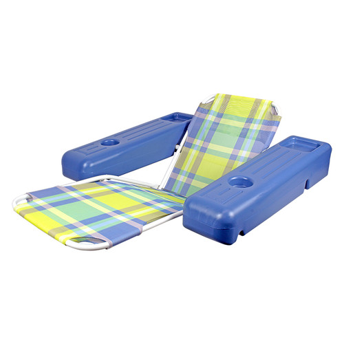 PoolMaster Caribbean Floating Lounge 70733 Plaid PoolMaster Caribbean Floating Lounge 70733 Plaid
