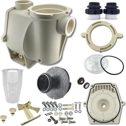 Wet End 3 HP with High Temp Unions - For Whisperflo and Intelliflo Style Pumps