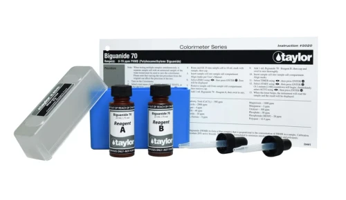 Taylor Colorimeter K-8040 Biguanide Buffered pH Indicator Reagent Pack 0-70 ppm