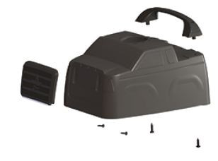 AquaStar StarzTruck Top Shell White #HWN12101