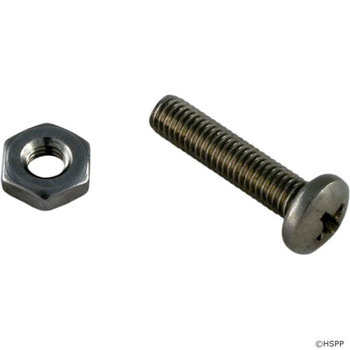 Polaris 180 Screw/Nut, 10-32 x 7/8" SS Pan Head # C75 Polaris 180 Screw/Nut, 10-32 x 7/8" SS Pan Head # C75